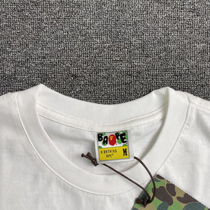 Remera Bape Camo Big Ape Head Blanca