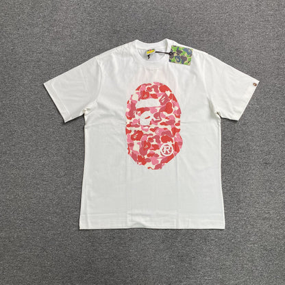 Remera Bape Camo Big Ape Head Blanca