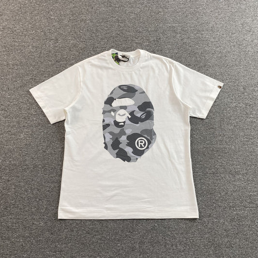 Remera Bape Camo Big Ape Head Blanca