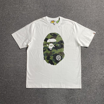 Remera Bape Camo Big Ape Head Blanca