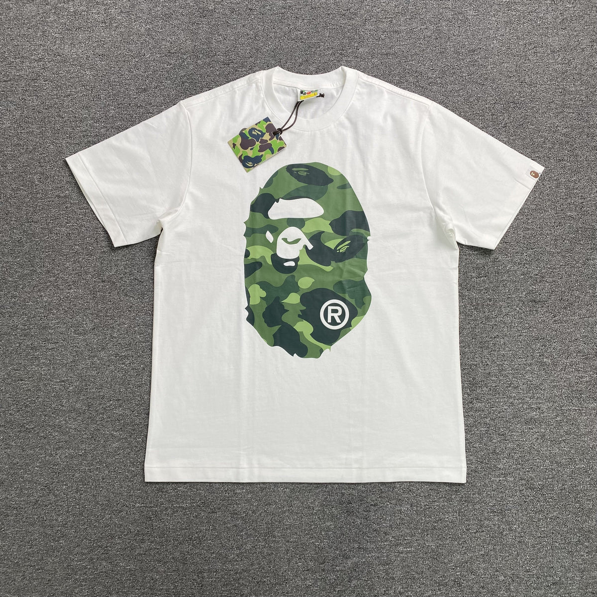 Remera Bape Camo Big Ape Head Blanca
