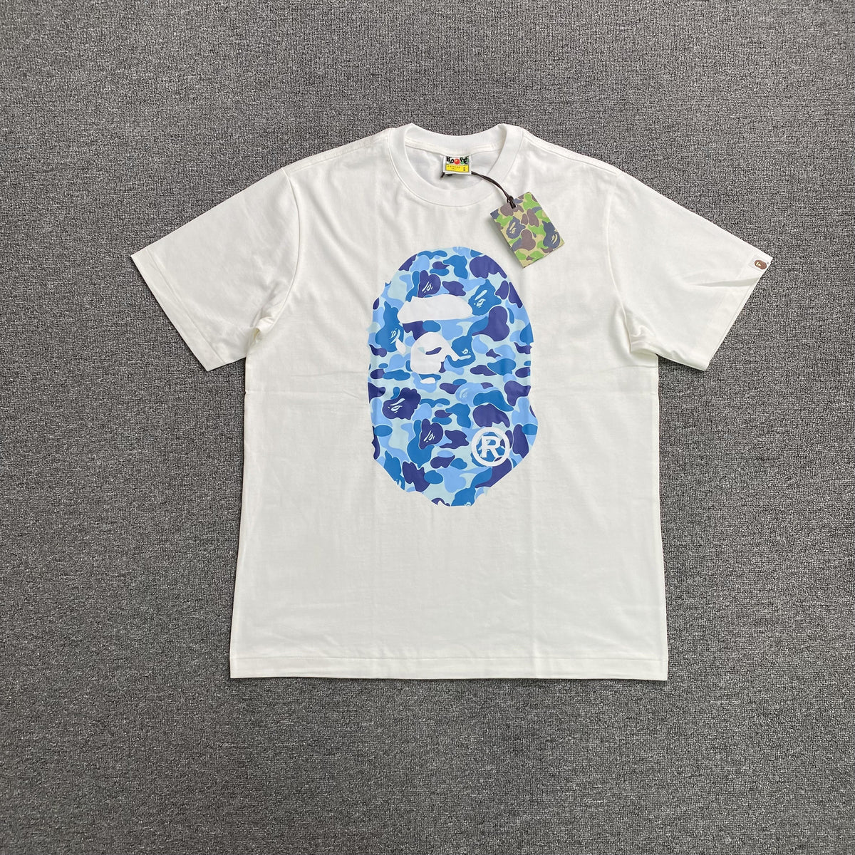 Remera Bape Camo Big Ape Head Blanca