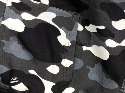 Campera Bape City Camo Shark Wgm Full Zip Negro