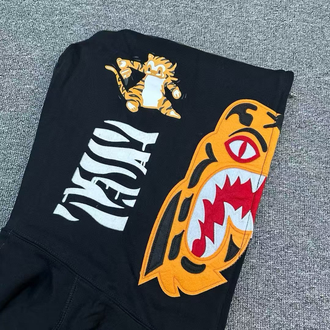 Campera Bape City Camo Tiger Shark Negra