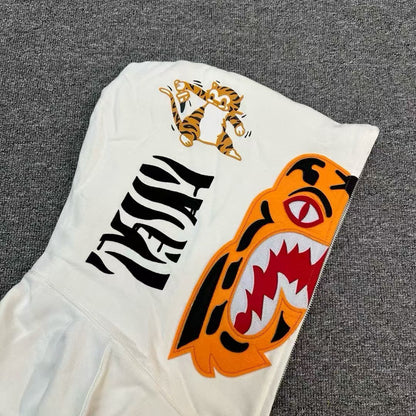 Campera Bape City Camo Tiger Shark Blanca