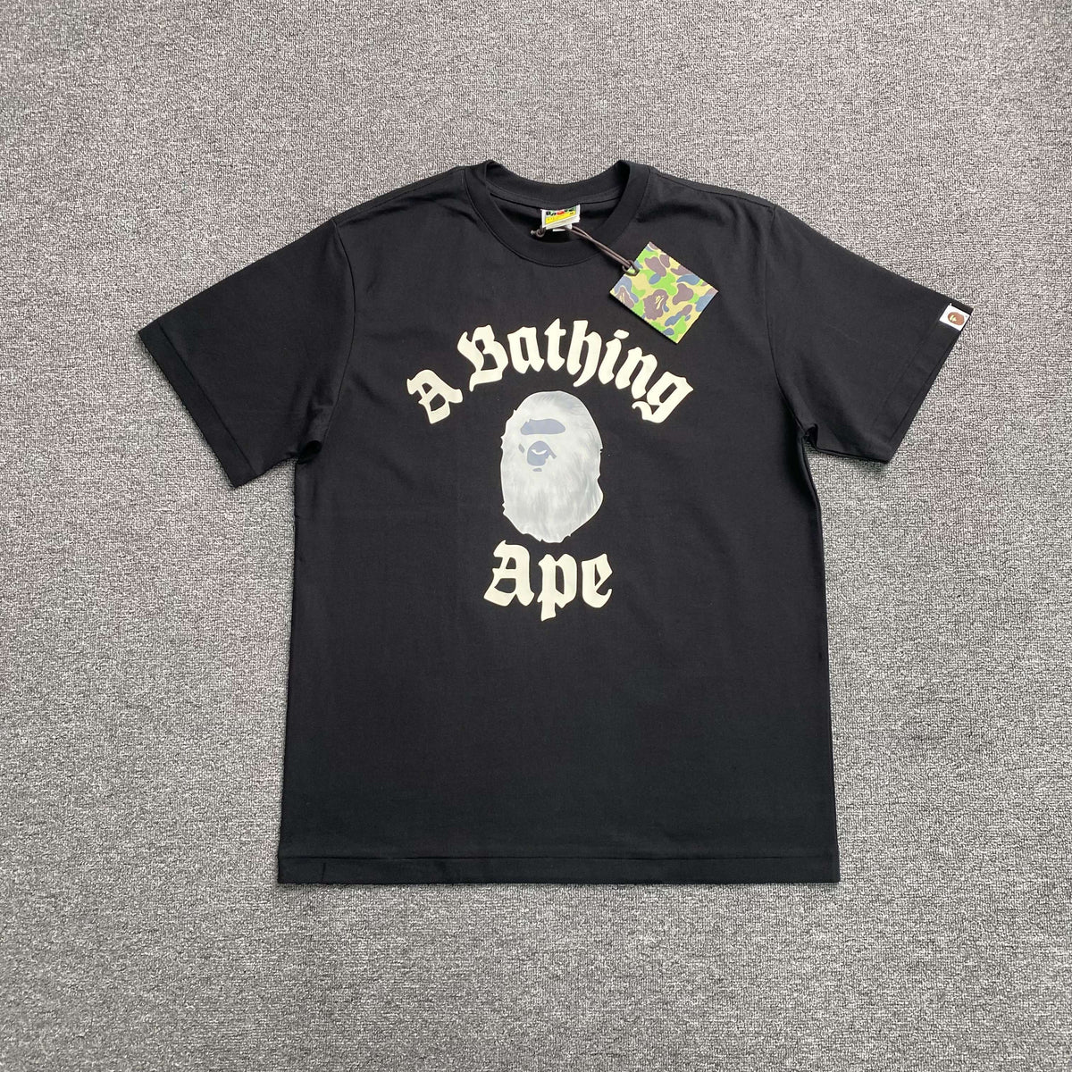 Remera Bape College Negra