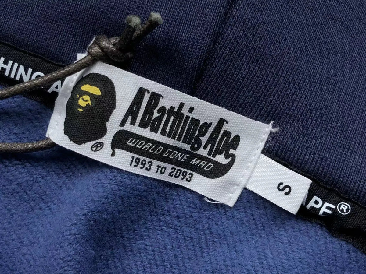 Campera Bape Color Camo Shark Double Azul