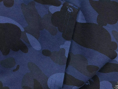 Campera Bape Color Camo Shark Double Azul