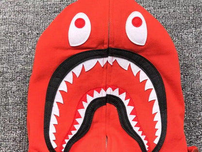 Campera Bape Color Camo Shark Double Roja