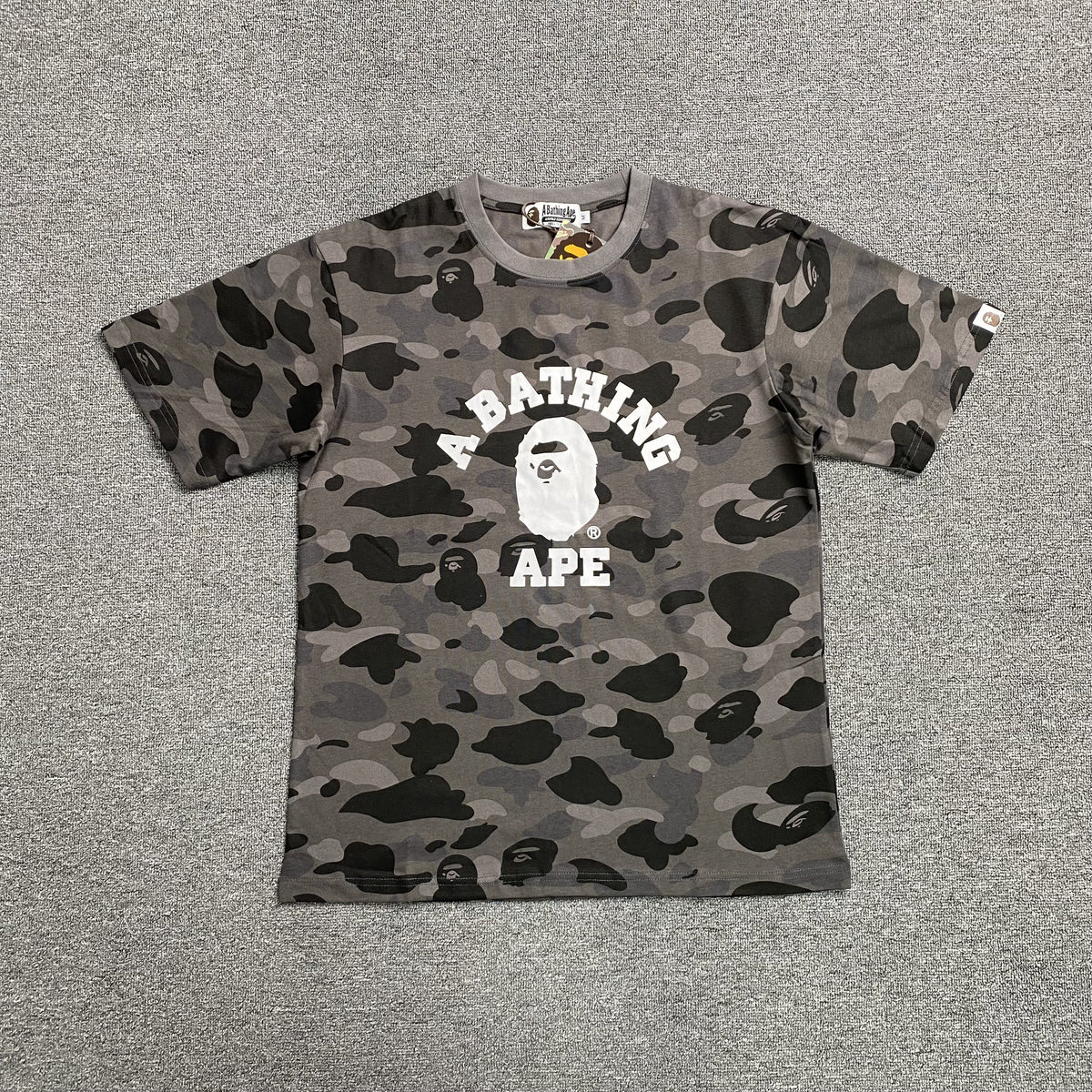 Remera Bape Color Camo Negra