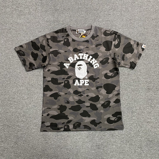 Remera Bape Color Camo Negra