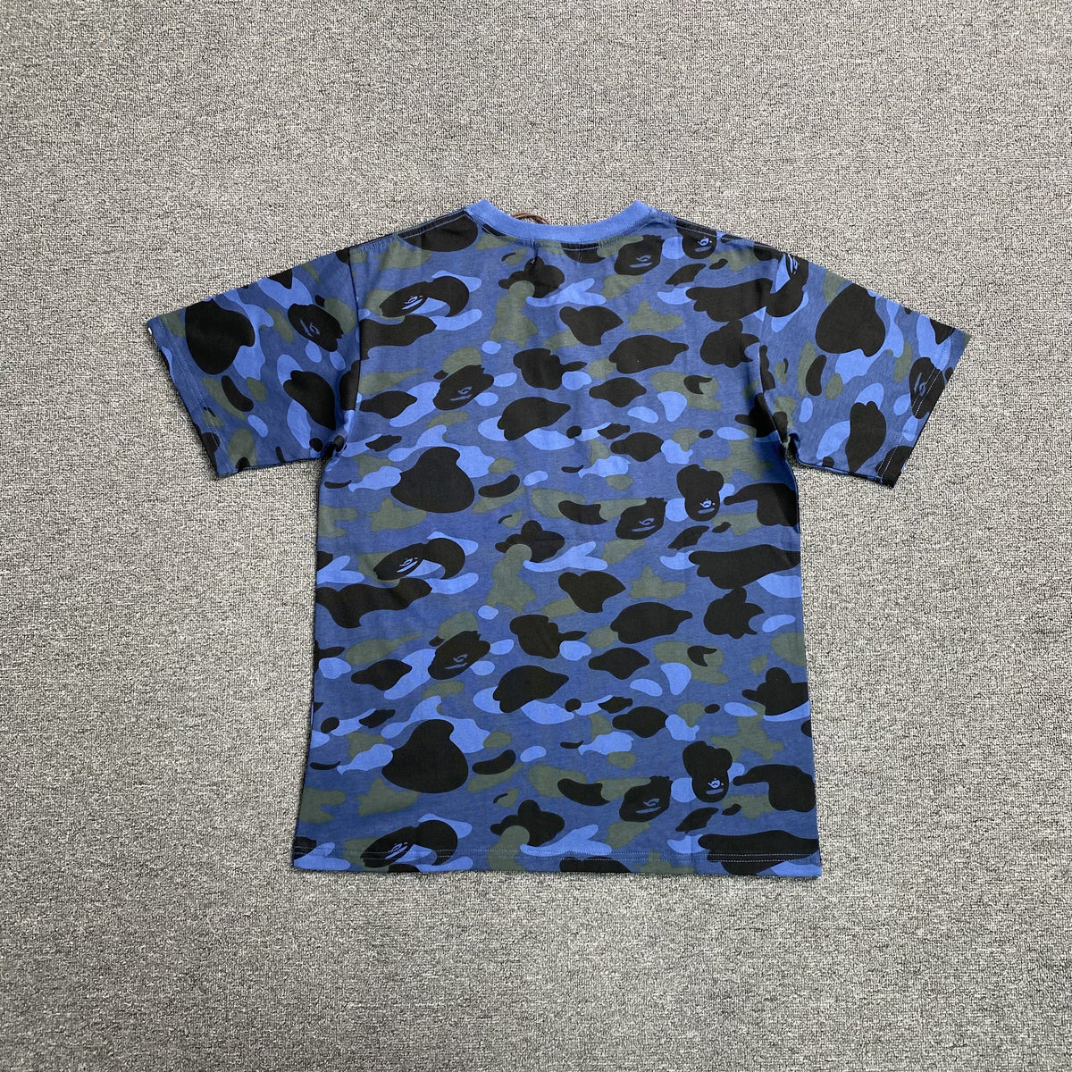 Remera Bape Color Camo Azul