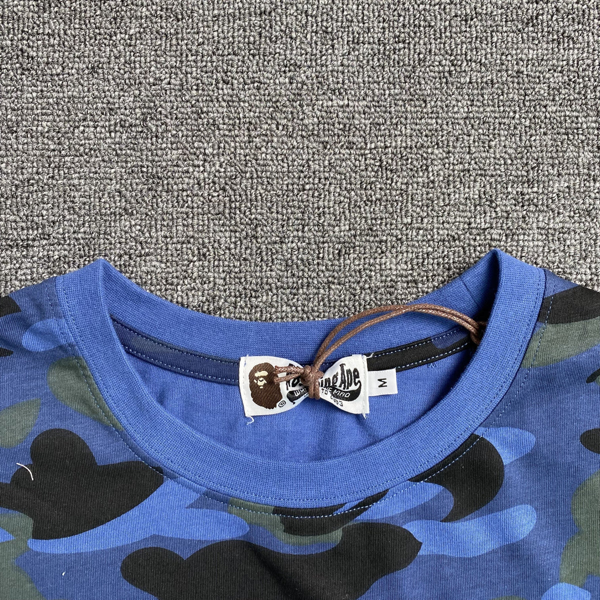 Remera Bape Color Camo Azul