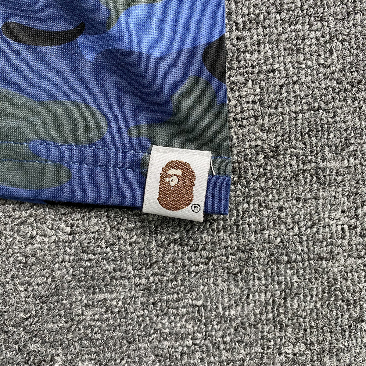 Remera Bape Color Camo Azul