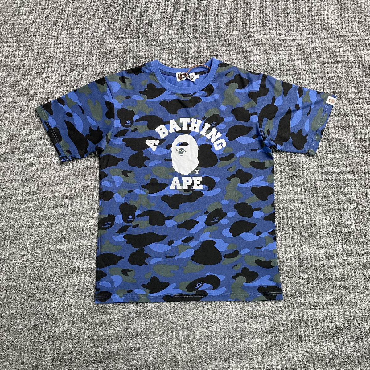 Remera Bape Color Camo Azul