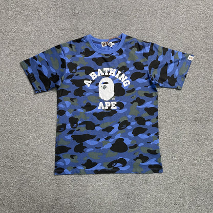 Remera Bape Color Camo Azul