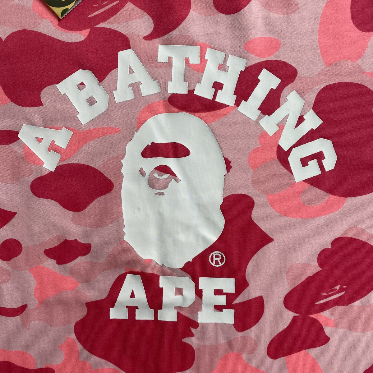 Remera Bape Color Camo Rosa