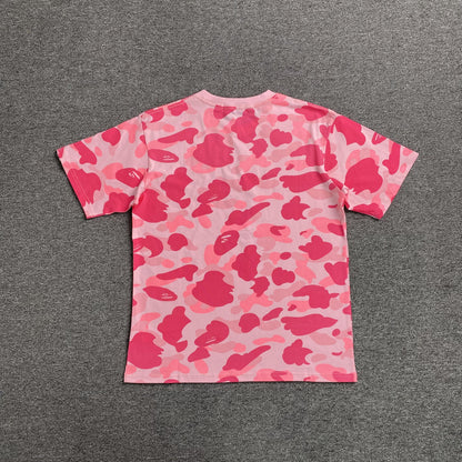 Remera Bape Color Camo Rosa