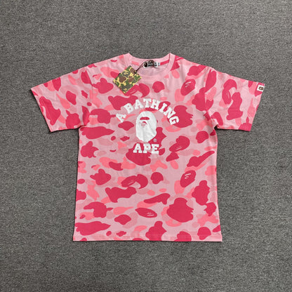 Remera Bape Color Camo Rosa