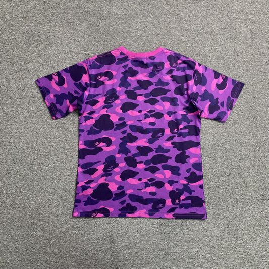 Remera Bape Color Camo Violeta