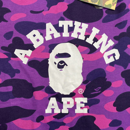 Remera Bape Color Camo Violeta