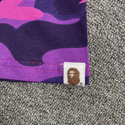 Remera Bape Color Camo Violeta
