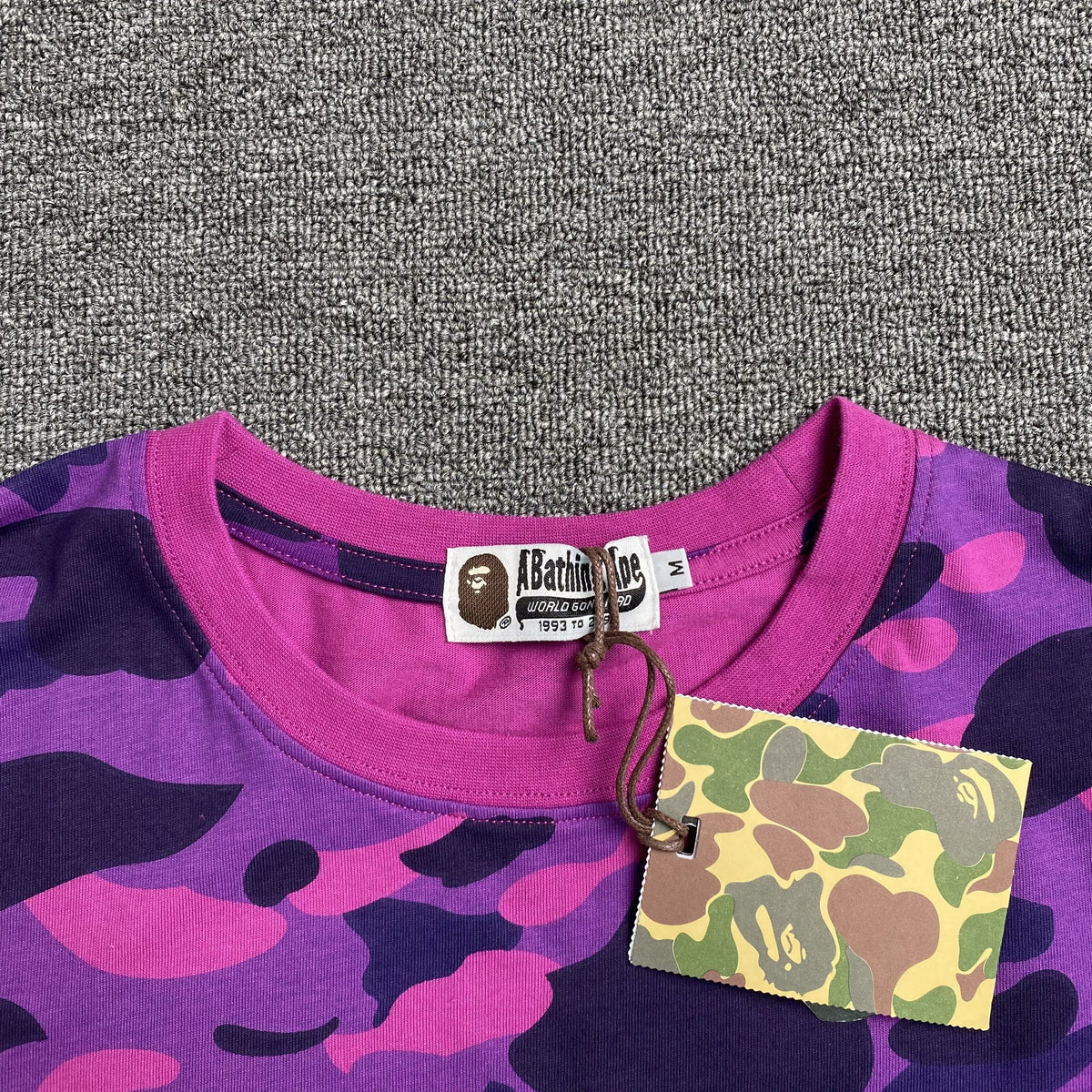 Remera Bape Color Camo Violeta