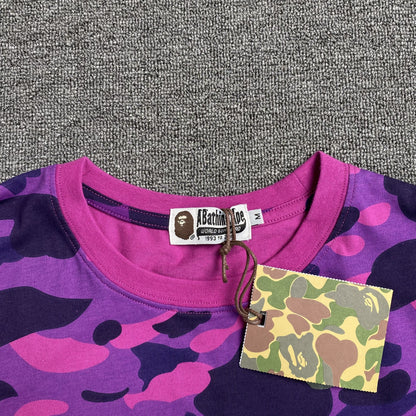 Remera Bape Color Camo Violeta