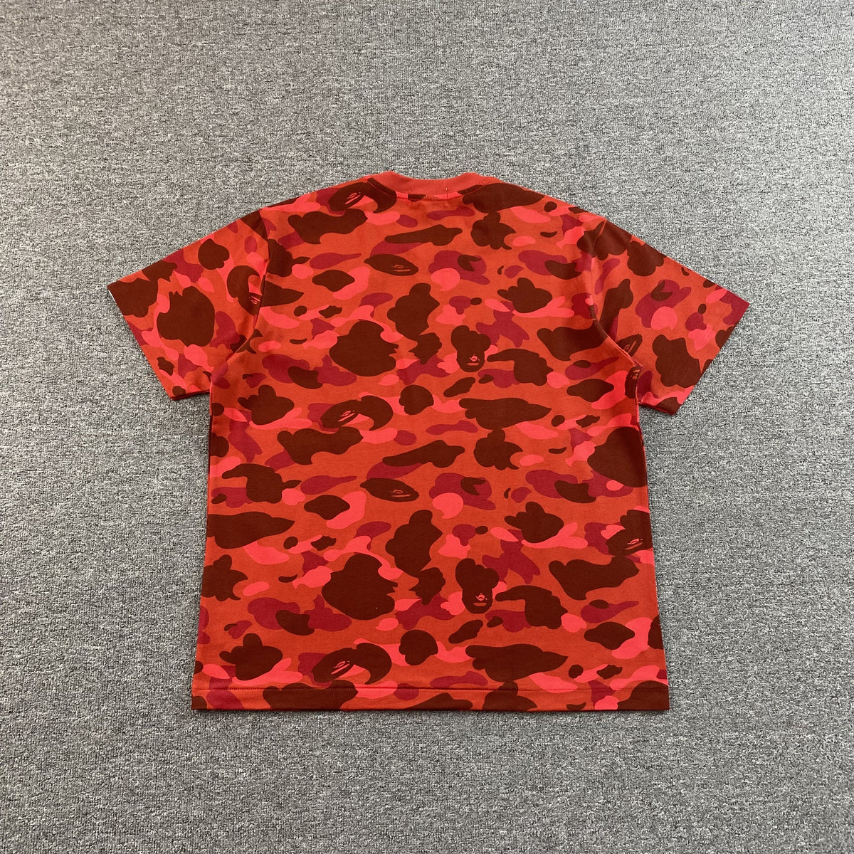 Remera Bape Color Camo Roja