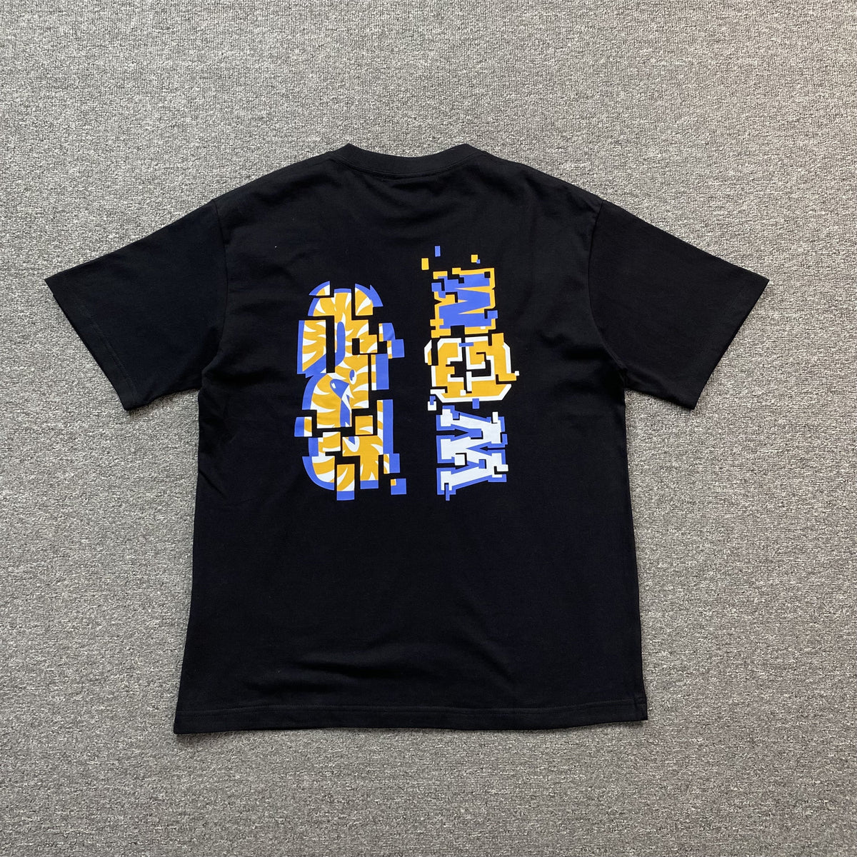 Remera Bape Digital Shark Negra