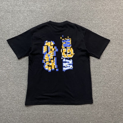 Remera Bape Digital Shark Negra
