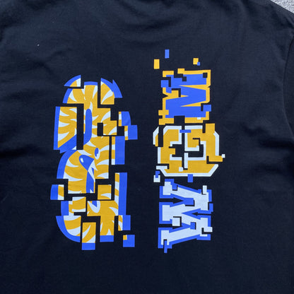 Remera Bape Digital Shark Negra