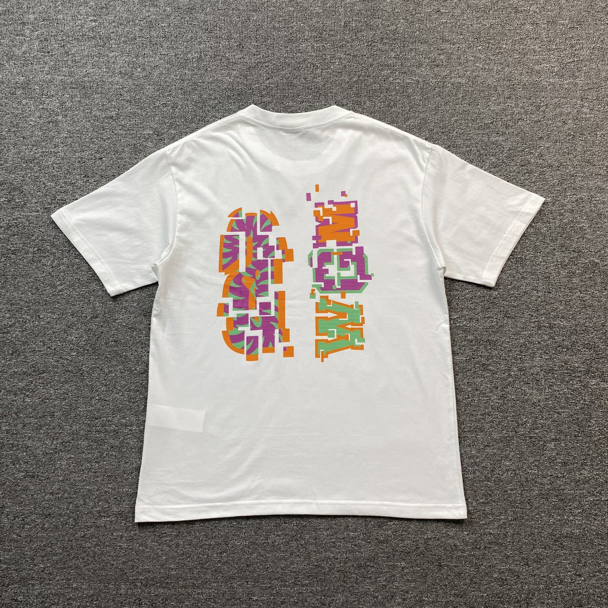 Remera Bape Digital Shark Blanca