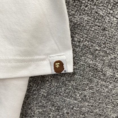 Remera Bape Digital Shark Blanca