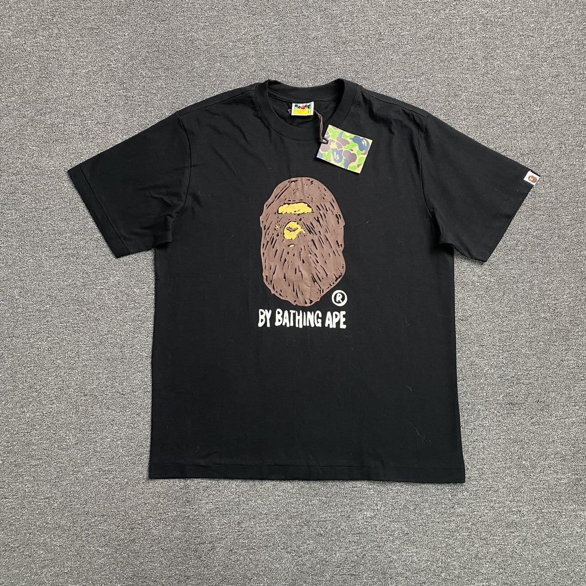 Remera Bape Hand Draw Negra