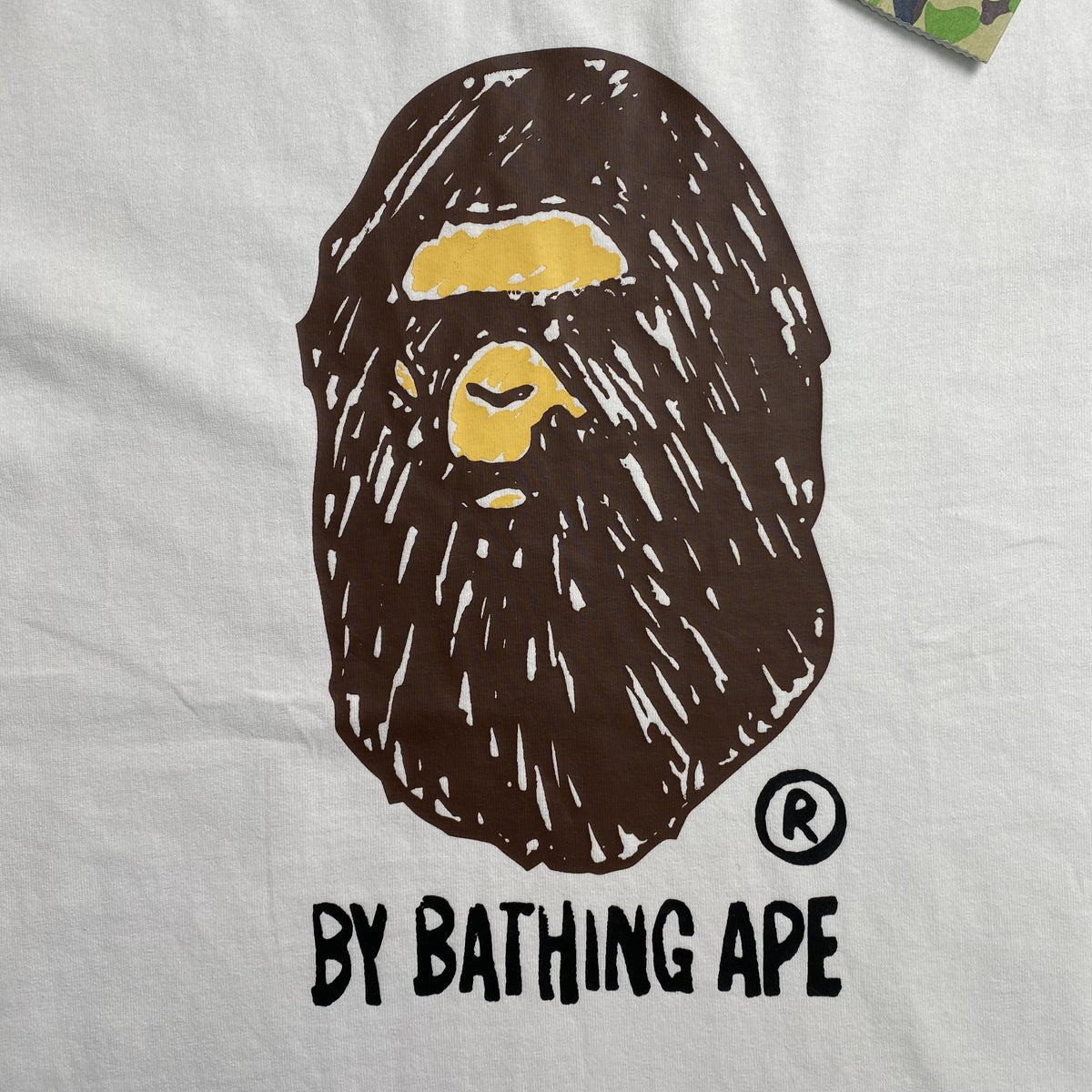 Remera Bape Hand Draw Blanca