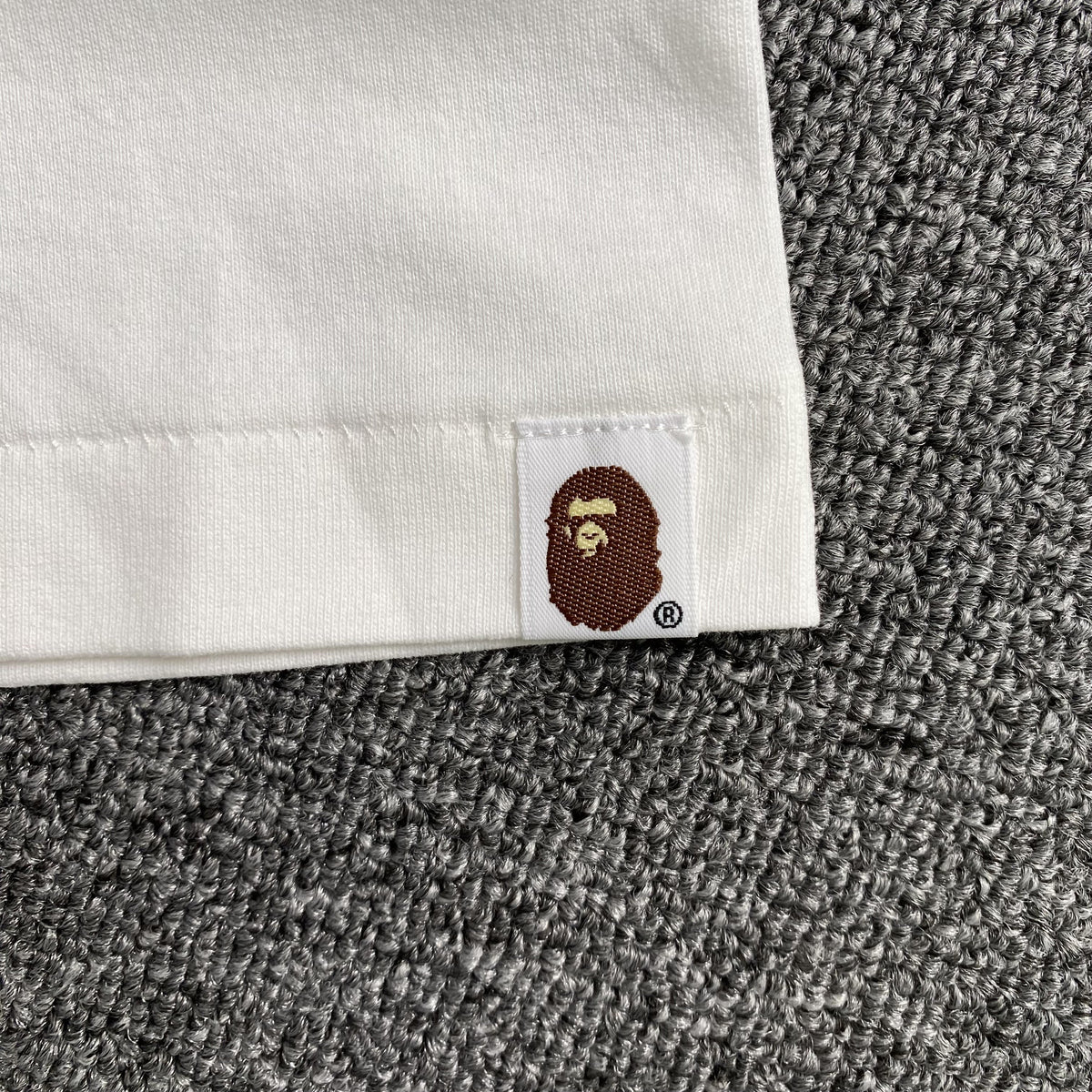 Remera Bape Hand Draw Blanca