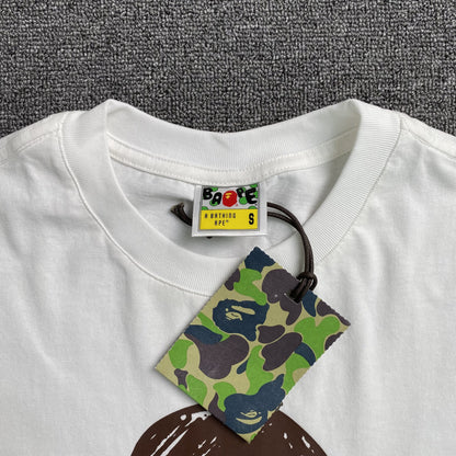 Remera Bape Hand Draw Blanca