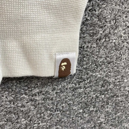 Campera Bape Harajuku Separate Shark Full Zip Blanco