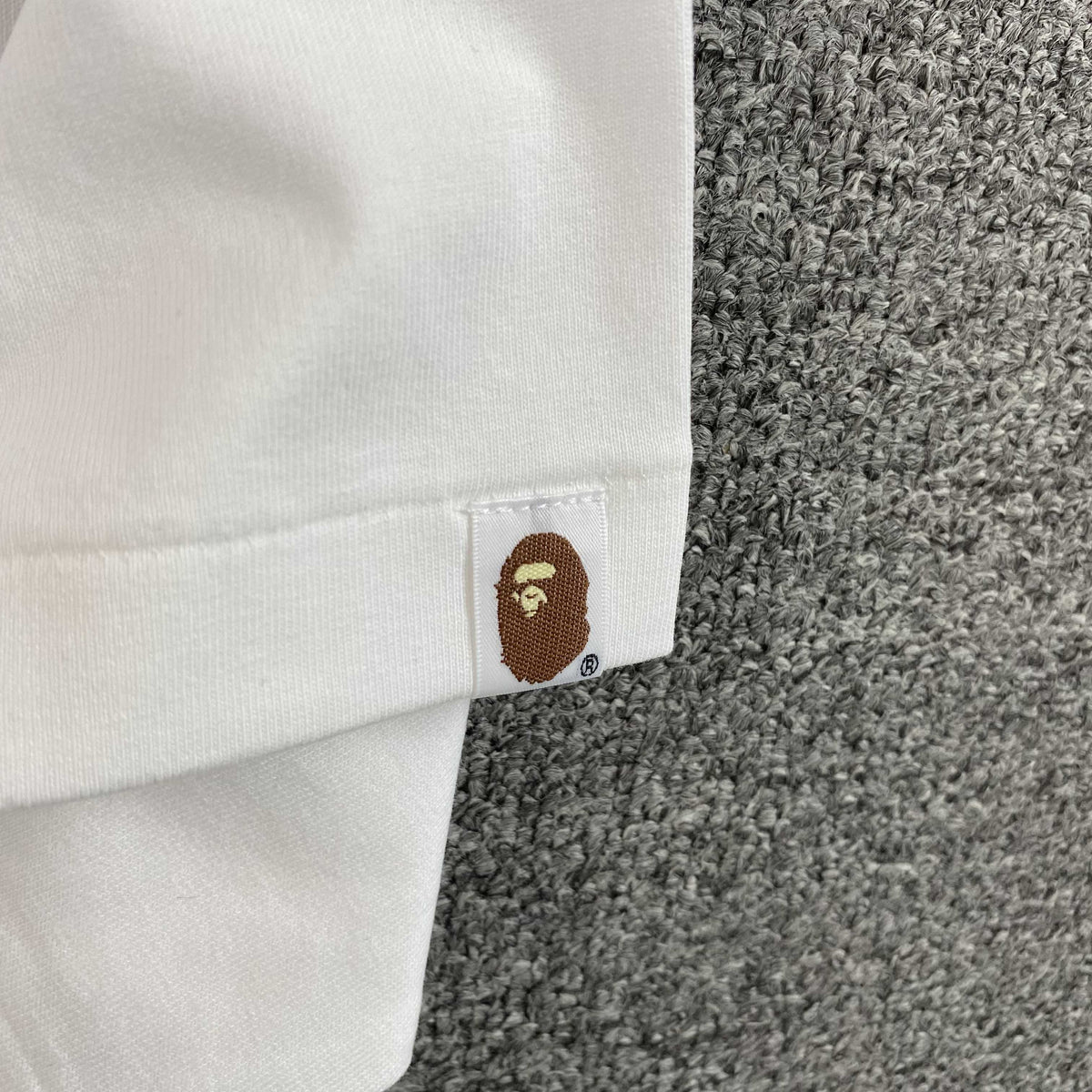 Remera Bape Japanese Cloud Camo Label Blanca