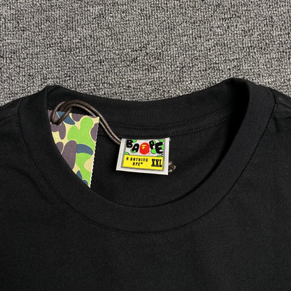 Remera Bape Lux Sport Ape Head Negra