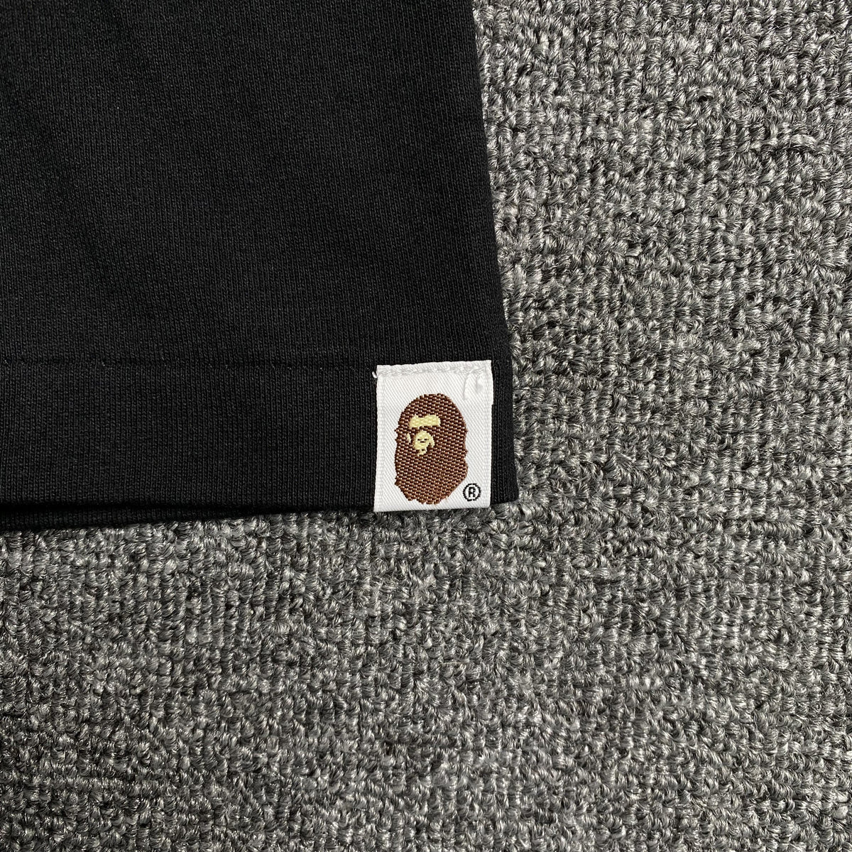 Remera Bape Lux Sport Ape Head Negra