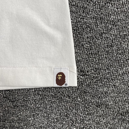Remera Bape Lux Sport Ape Head Blanca