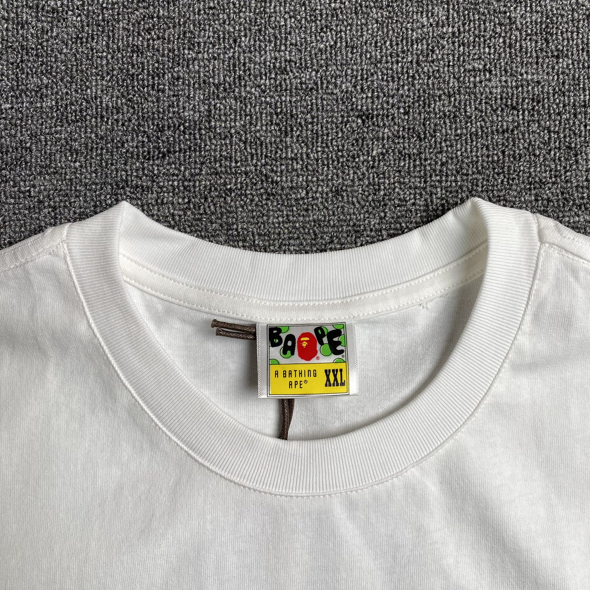 Remera Bape Lux Sport Ape Head Blanca