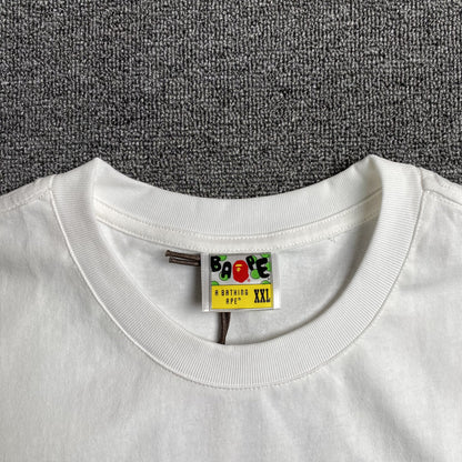 Remera Bape Lux Sport Ape Head Blanca