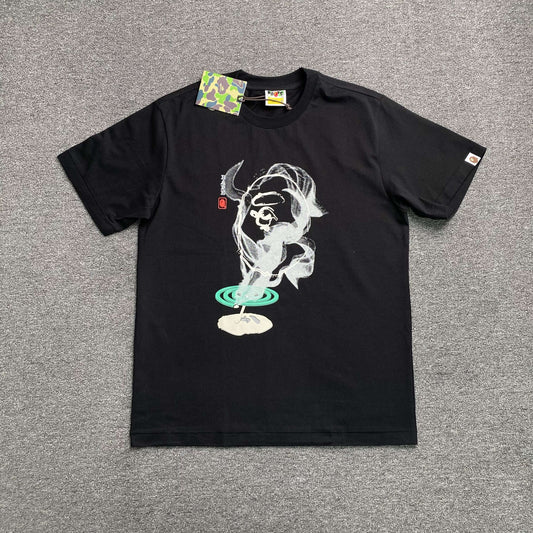 Remera Bape Mosquito Coil Ape Head Negra
