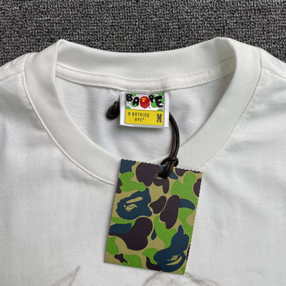 Remera Bape Mosquito Coil Ape Head Blanca