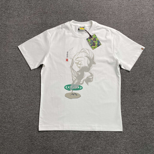 Remera Bape Mosquito Coil Ape Head Blanca