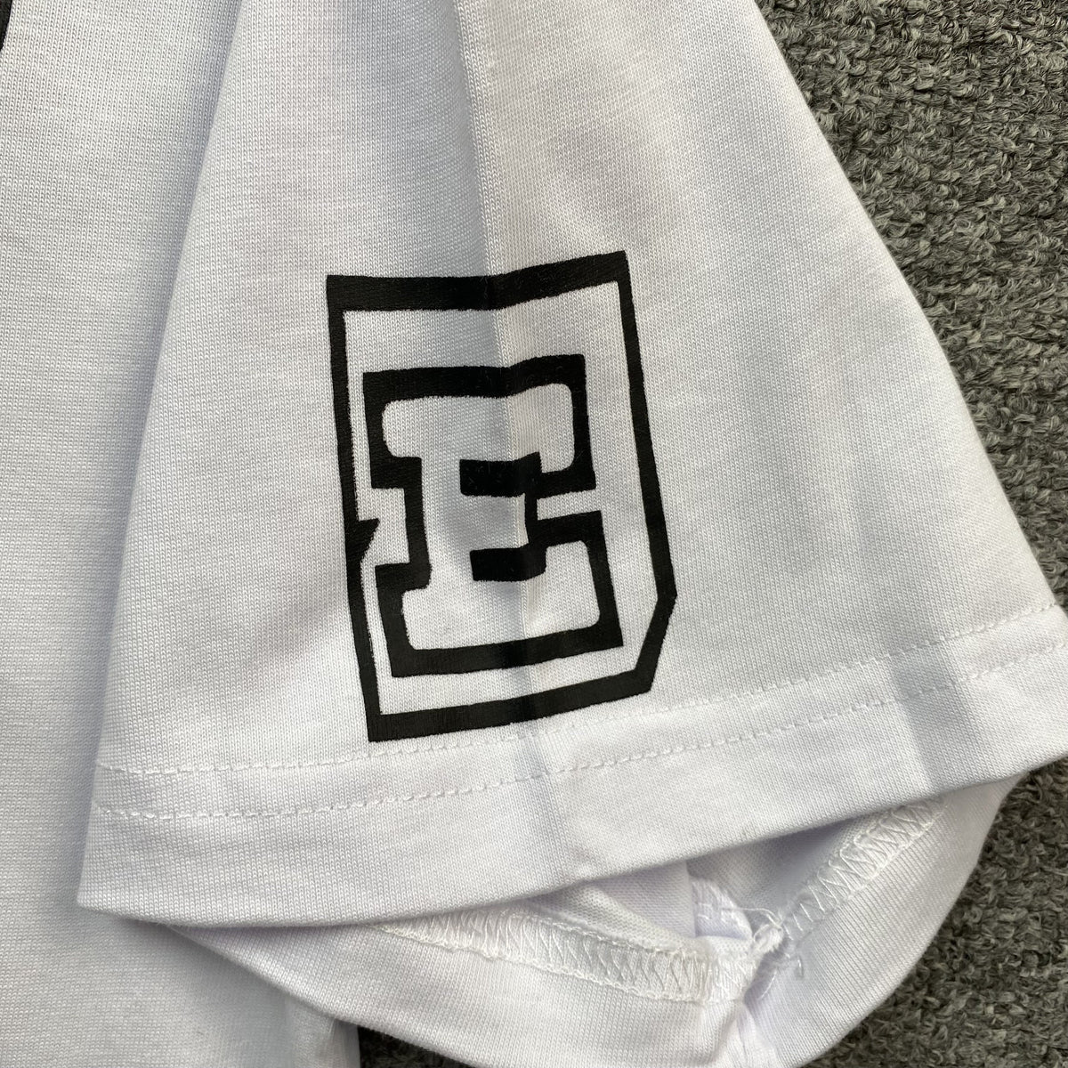 Remera Bape Multi Fonts Blanca