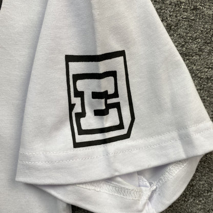 Remera Bape Multi Fonts Blanca